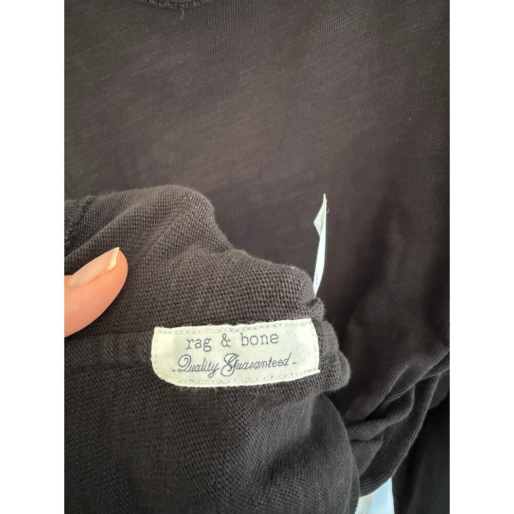 Rag & Bone Men’s Black Long Sleeve Shirt Size L 100% cotton - Picture 9 of 10